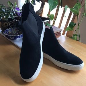 Vince NEW Newlyn Suede High Top Sneaker Slip On 8.